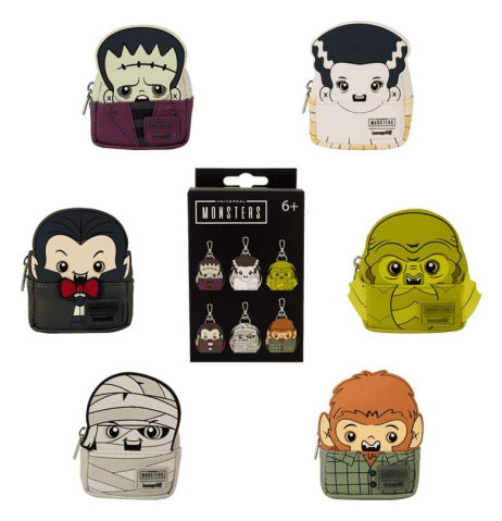 Universal Monsters by Loungefly Keychains Mini Backpack Blind Box Assortment (15) [8]
