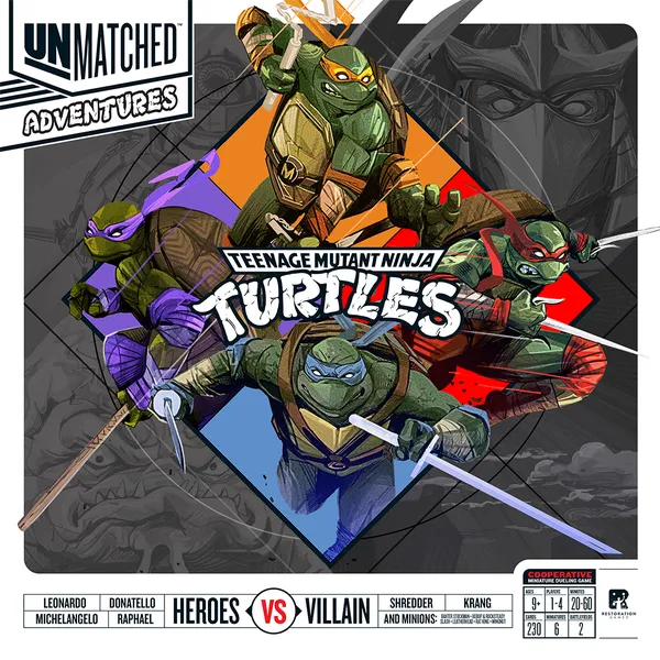Board Games - Unmatched Adventures Teenage Mutant Ninja Turtles
