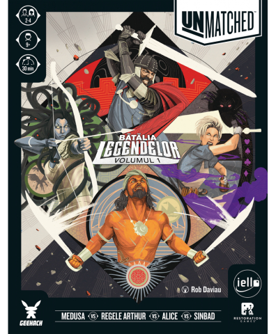 Board Games - Unmatched: Batalia Legendelor Volumul 1 – Joc de confruntari epice (RO)