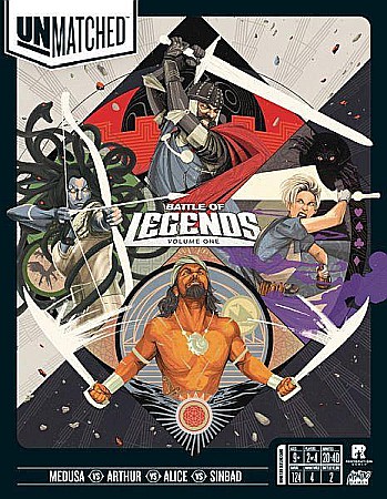 Board Games - Unmatched: Battle of Legends, Volume One