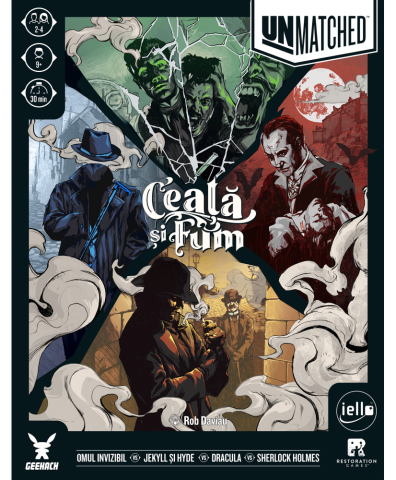 Board Games - Unmatched: Ceata si Fum – Joc de dueluri legendare (RO)