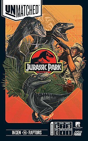 Board Games - Unmatched: Jurassic Park – InGen vs Raptors