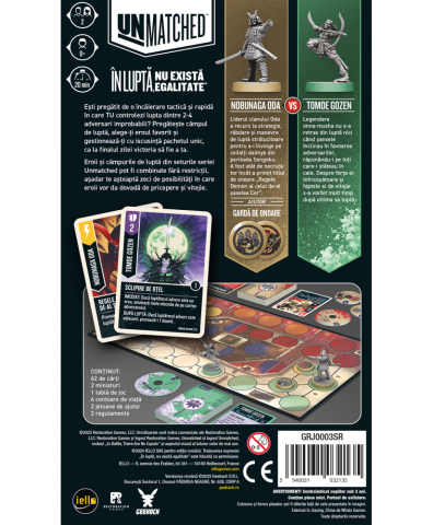 Unmatched: Soare Rasare – Joc de dueluri tactice (RO) [1]