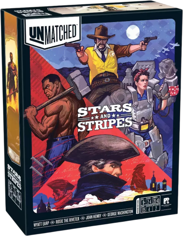 Board Games - Unmatched Stars and Stripes - Joc de Strategie Restoration Games, Engleza