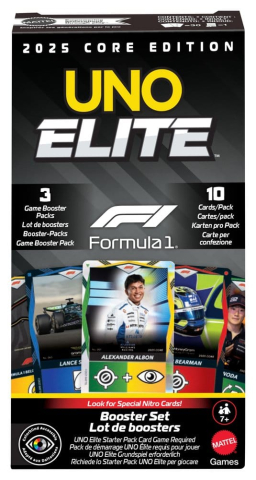 Board Games - UNO Formula 1 Elite Booster Set – Extensie Joc Carti Mattel