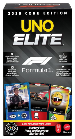 Board Games - UNO Formula 1 Elite Card Game Starter Set