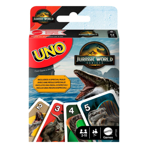 Board Games - UNO Jurassic World Rebirth Card Game