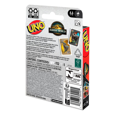 UNO Jurassic World Rebirth Card Game [2]