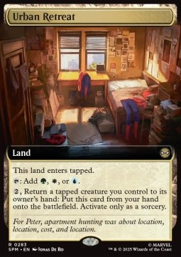 Singles Trading Card Games - Urban Retreat Marvel's Spider-Man: Extras FOILED 283