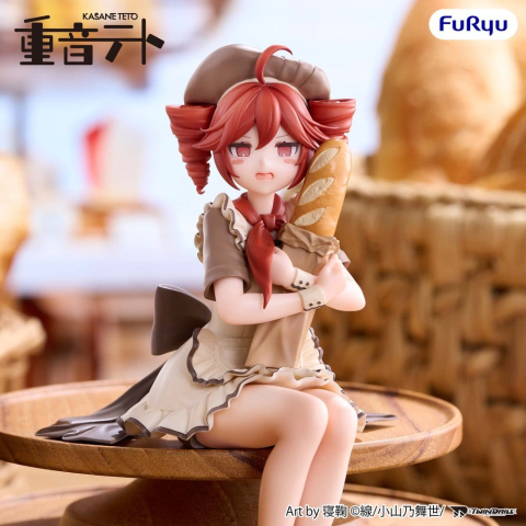 PRECOMENZI - UTAU Noodle Stopper PVC Figure Kasane Teto Baguette Ver. 14 cm