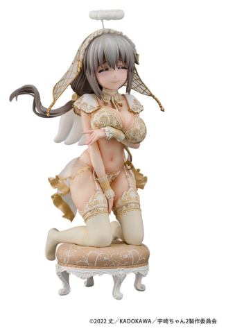 PRECOMENZI - Uzaki-chan Wants to Hang Out! PVC Statue 1/7 Tsuki Uzaki Angel Ver. 19 cm