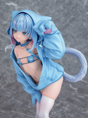 Virtual illustrator Kanzarin PVC Figure 1/6 kanzarin-chan: Cat-Eared Hoodie Ver. 26 cm [12]