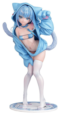 PRECOMENZI - Virtual illustrator Kanzarin PVC Figure 1/6 kanzarin-chan: Cat-Eared Hoodie Ver. 26 cm