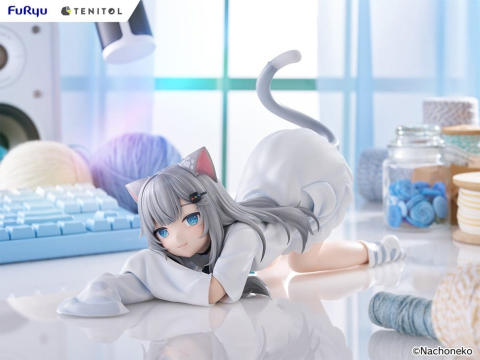 Virtual Youtuber Tenitol Big Noodle Stopper PVC Figure Nachoneko 18 cm [1]