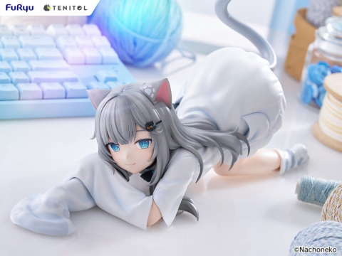Virtual Youtuber Tenitol Big Noodle Stopper PVC Figure Nachoneko 18 cm [10]