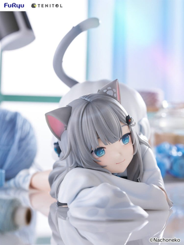 Virtual Youtuber Tenitol Big Noodle Stopper PVC Figure Nachoneko 18 cm [12]