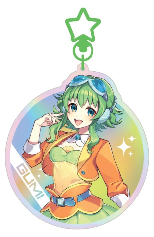 PRECOMENZI - Vocaloid Megpoid Keyring Gumi SV1 Holographic