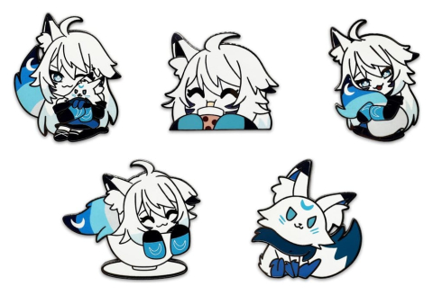 Fashion & Accessories - VTuber Enamel Pins Set MysticLight 3 cm (6)