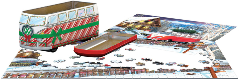 VW Christmas Bus Tin – Puzzle 550 piese [2]