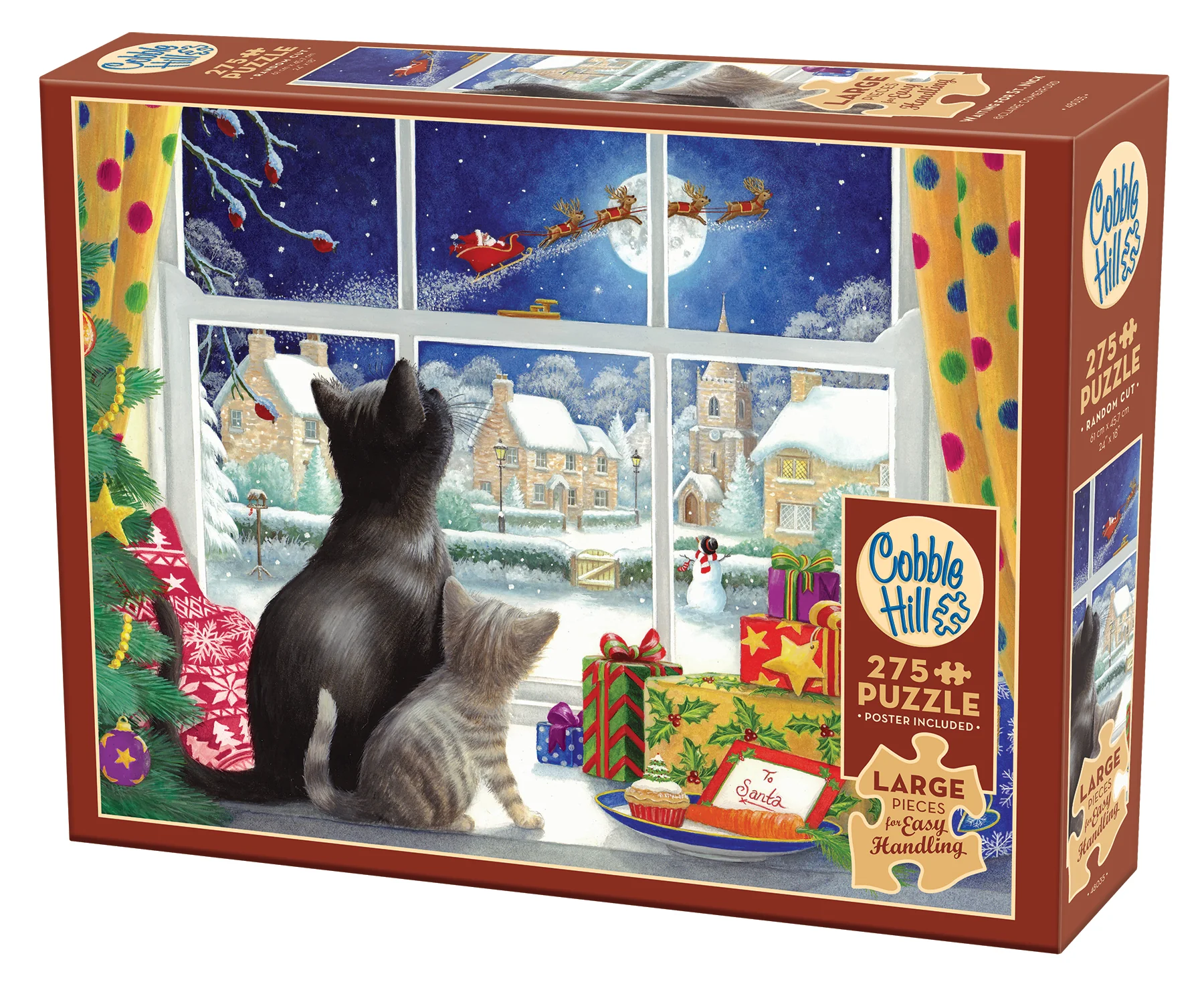 Puzzle 275 piese - Waiting for St. Nick – Puzzle 275 piese