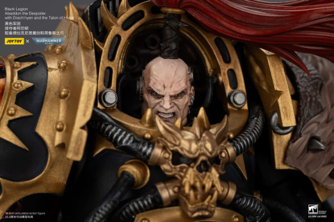 Warhammer 40,000 Action Figure Black Legion Abaddon the Despoiler with Drach'nyen and the Talo 16 cm [9]