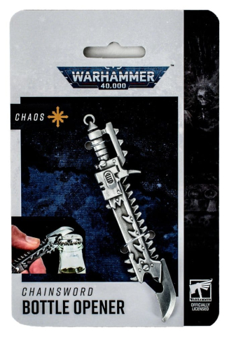 PRECOMENZI - Warhammer 40,000 Bottle Opener Chaos Chainsword