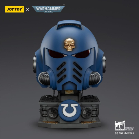 Warhammer 40,000 Captain MkX Helmet & Display Stand Ultramarines 44 cm [1]