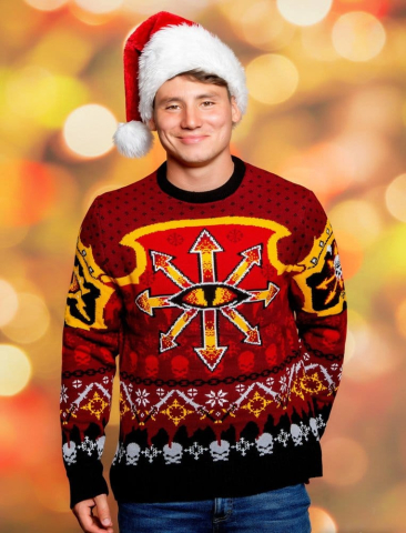 Warhammer 40,000 Christmas Sweater Chaos Size L [1]