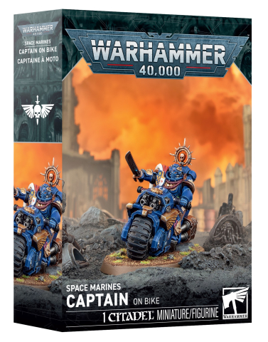 Warhammer - Warhammer 40,000 Space Marines Captain on Bike