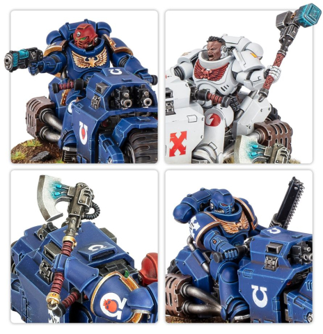 Warhammer 40,000 Space Marines Outrider Squad [2]