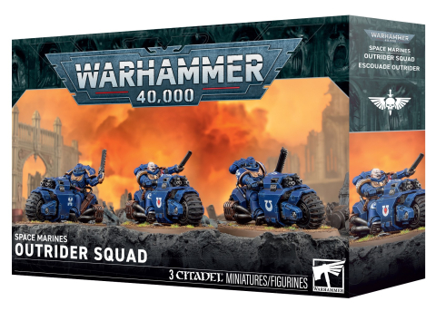 Warhammer - Warhammer 40,000 Space Marines Outrider Squad