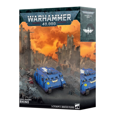 Warhammer - Warhammer 40,000 Space Marines Rhino – Kit Vehicul de Transport Blindat
