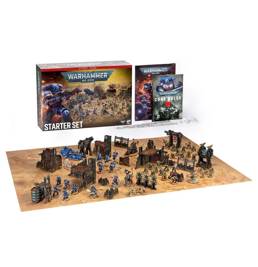 Warhammer 40,000 Starter Set - 46 Miniaturi Space Marines vs Orks [1]