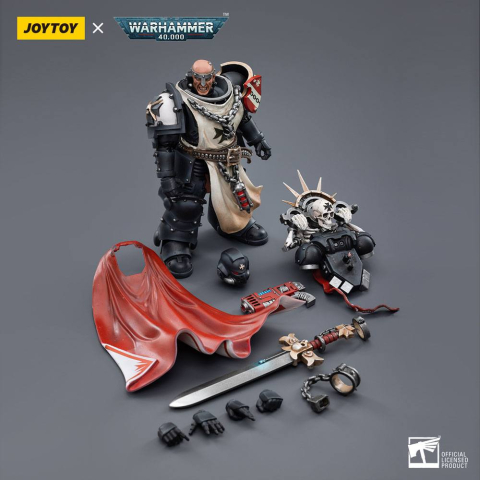 Warhammer 40k Action Figure 1/18 Black Templars Marshal Baldeckrath 12 cm [14]