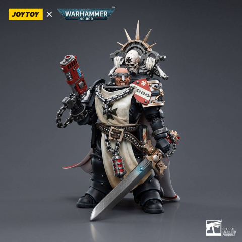 Warhammer 40k Action Figure 1/18 Black Templars Marshal Baldeckrath 12 cm [10]