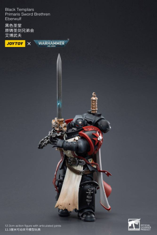 Warhammer 40k Action Figure 1/18 Black Templars Primaris Sword Brethren Eberwulf 12 cm [4]