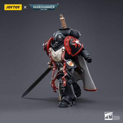 Warhammer 40k Action Figure 1/18 Black Templars Primaris Sword Brethren Eberwulf 12 cm [13]