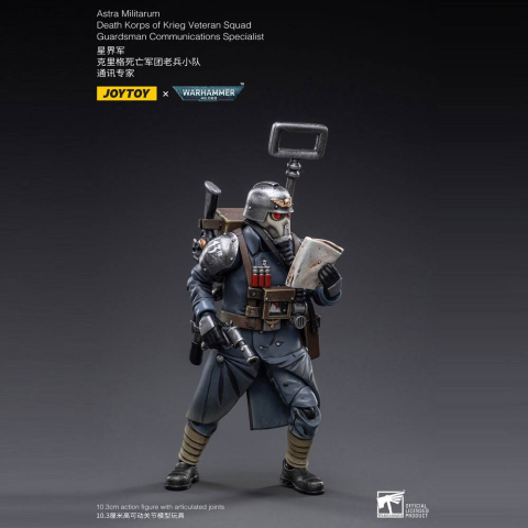 Warhammer 40k Action Figure 1/18 Death Korps of Krieg Veteran Squad Guardsman Communications Specialist 10 cm [7]