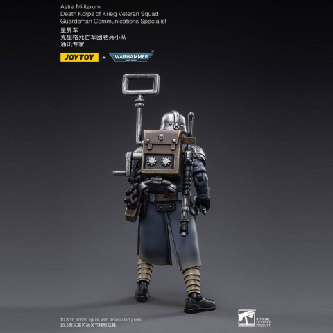 Warhammer 40k Action Figure 1/18 Death Korps of Krieg Veteran Squad Guardsman Communications Specialist 10 cm [6]