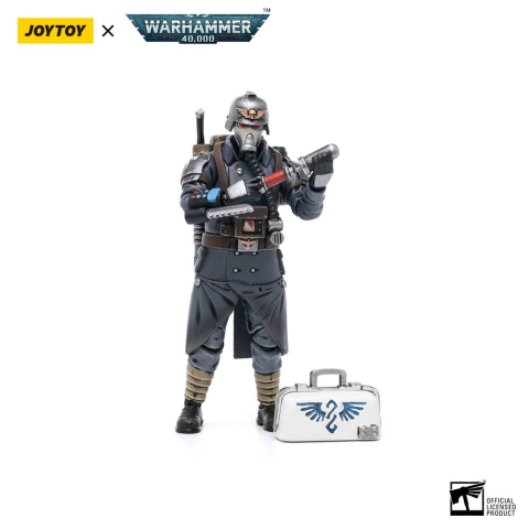 Jucarii - Warhammer 40k Action Figure 1/18 Death Korps of Krieg Veteran Squad Guardsman Medic 10 cm