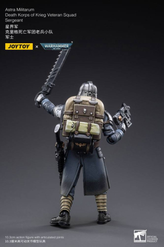 Warhammer 40k Action Figure 1/18 Death Korps of Krieg Veteran Squad Sergeant 10 cm [3]