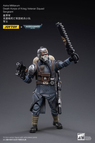 Warhammer 40k Action Figure 1/18 Death Korps of Krieg Veteran Squad Sergeant 10 cm [2]