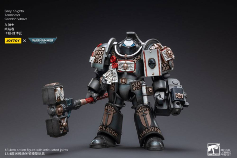 Jucarii - Warhammer 40k Action Figure 1/18 Grey Knights Terminator Caddon Vibova 13 cm