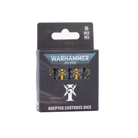 Warhammer - Warhammer 40K Adeptus Custodes Dice Set - Set 16 Zaruri Citadel
