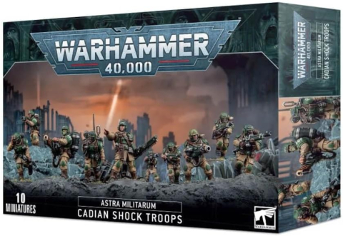 Warhammer - Warhammer 40K: Astra Militarum Cadian Shock Troops
