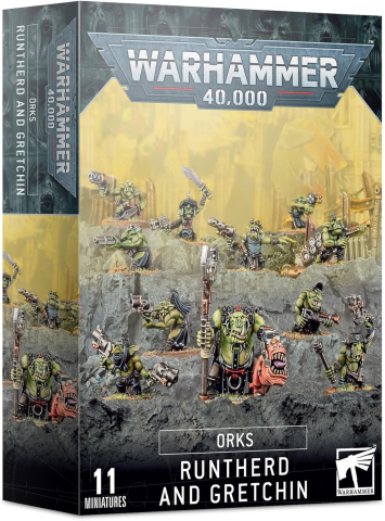 Warhammer - Warhammer 40K: Orks Runtherd and Gretchin