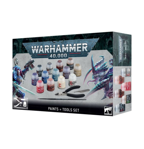 Warhammer - Warhammer 40K: Paints and Tools Set