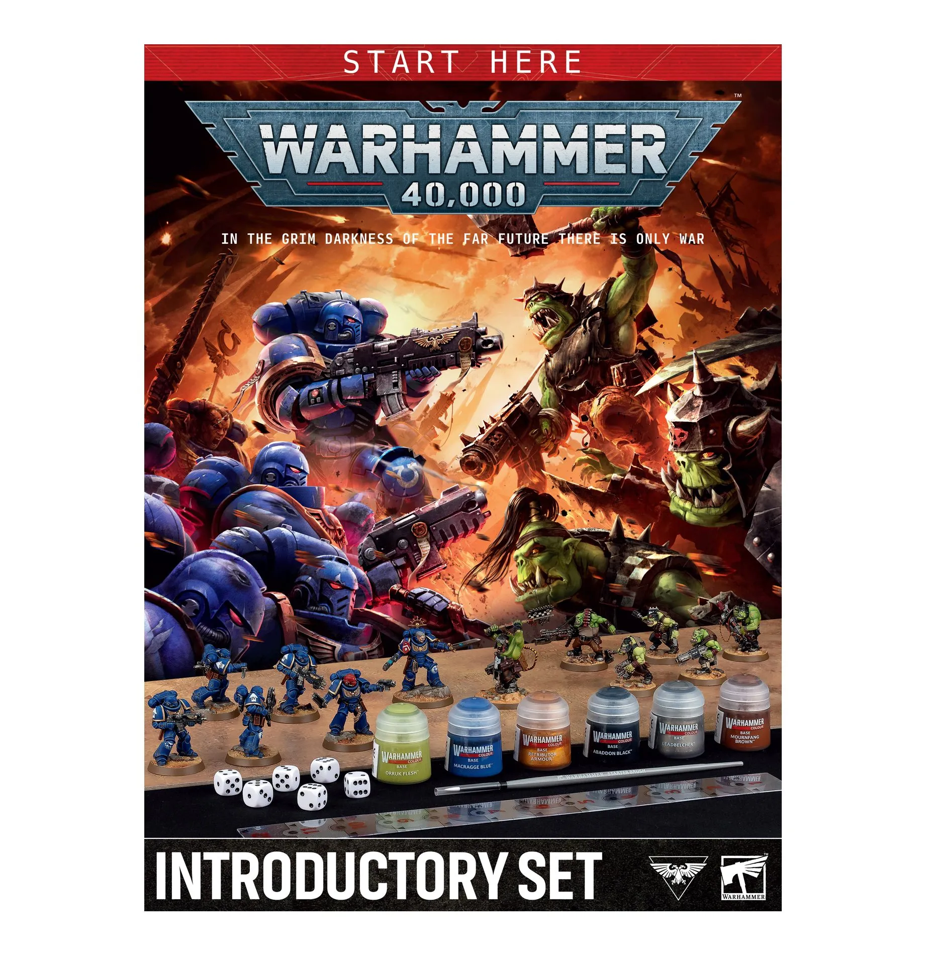 Noutati - Warhammer 40K (S) - Introductory Set - Space Marines vs Orks