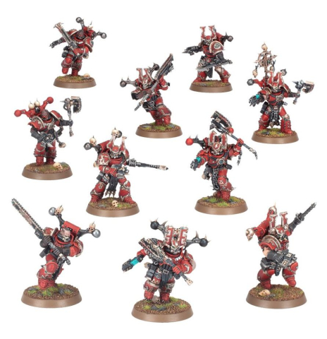 Warhammer 40K: World Eaters Khorne Berzerkers [9]