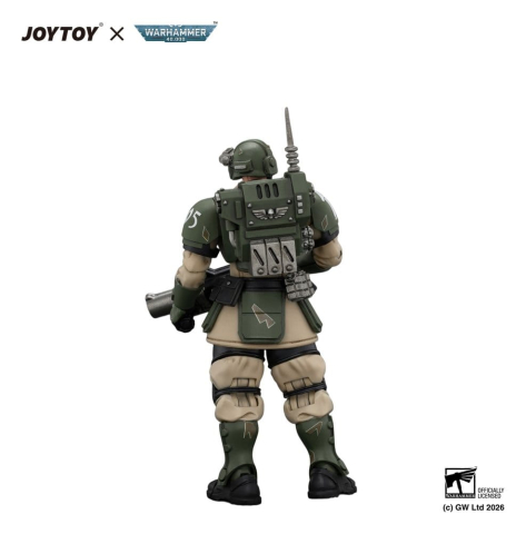 PRECOMENZI - Warhammer Action Figure Astra Militarum Kasrkin 5 with Grenade Launcher